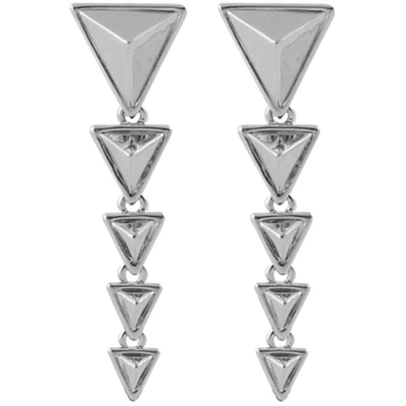 House of Harlow 1960 Jewelry - House of Harlow triangle pyramid drop earrings